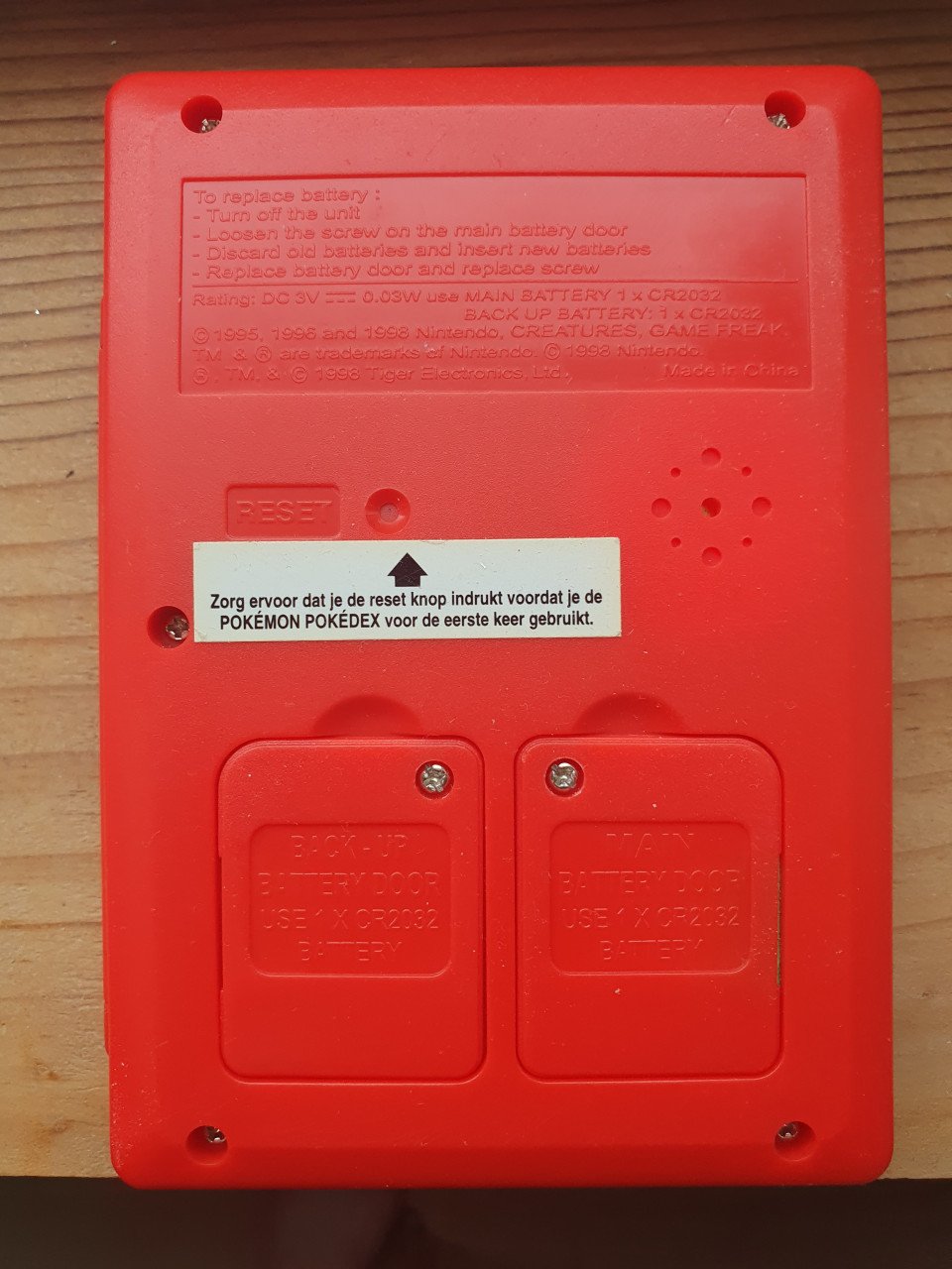 Pokemon pokedex 1999