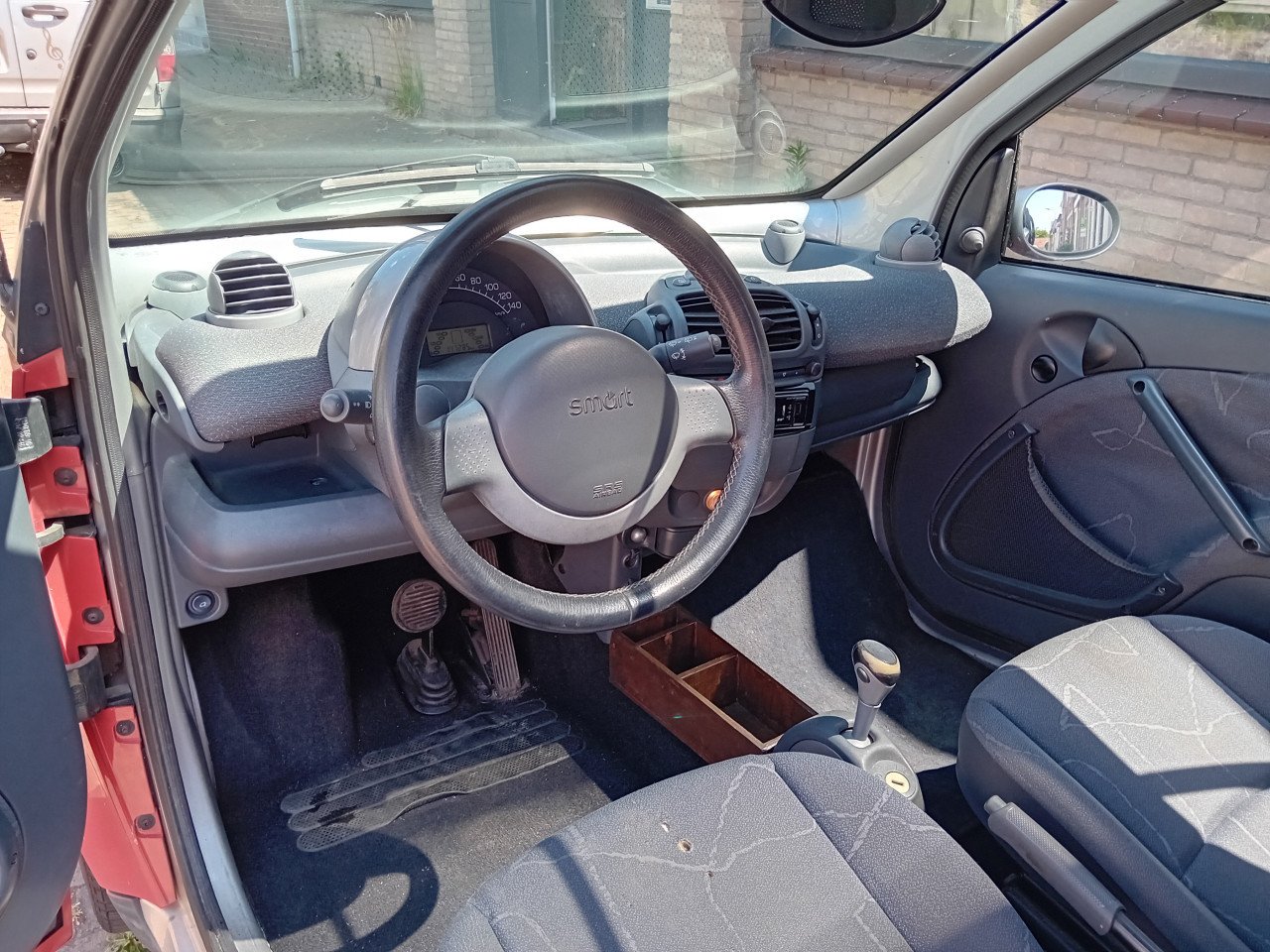 Smart 0.7 City Coupe 2003 rood met panorama dak