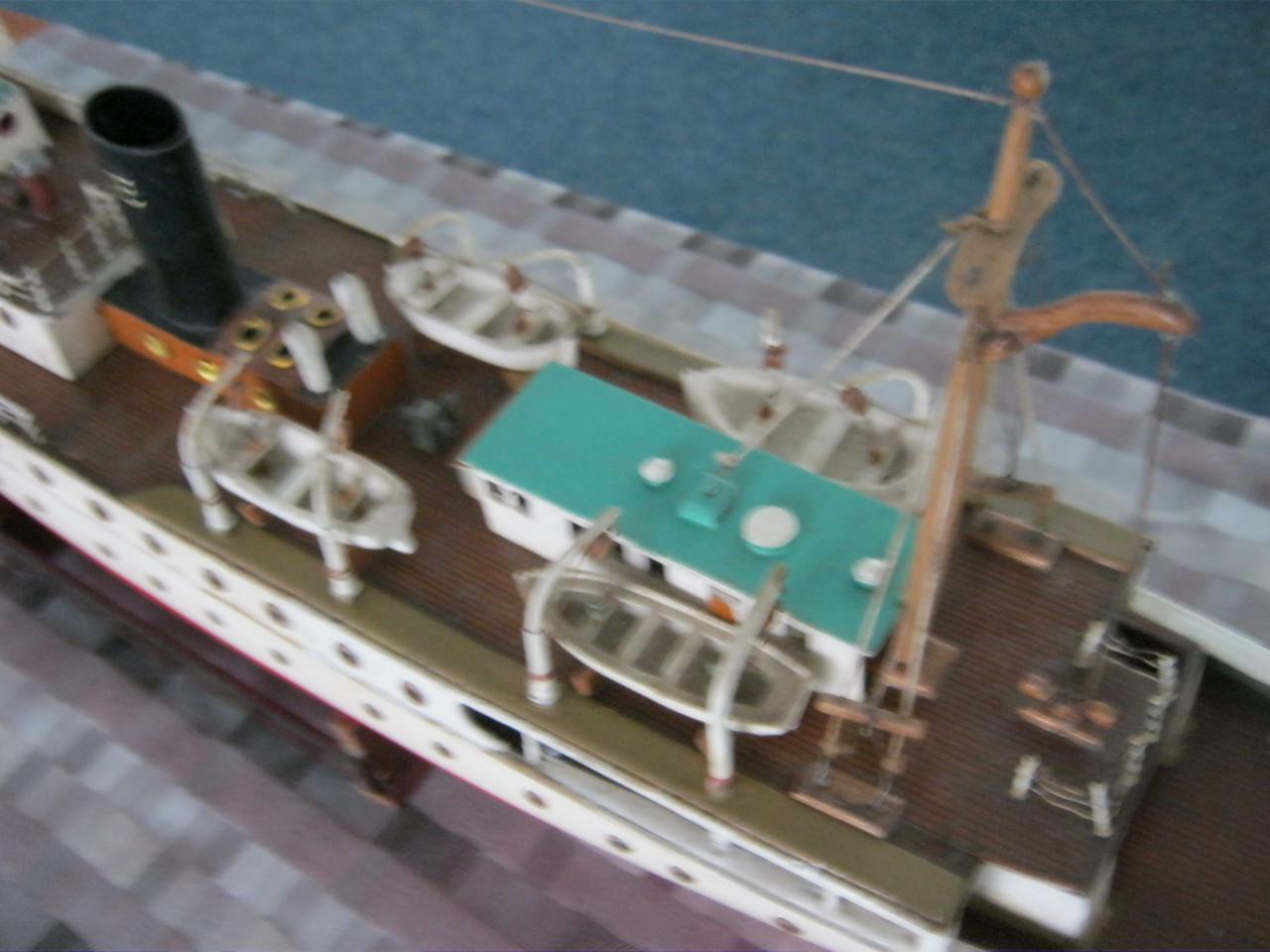 Modelschip DANEBROG.