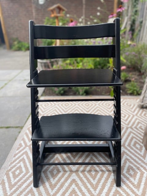 Mooie Stokke Tripp Trapp stoel zwart