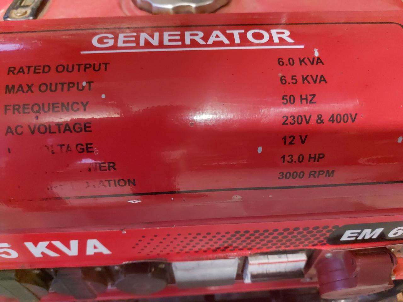 Generator 6,5 kW