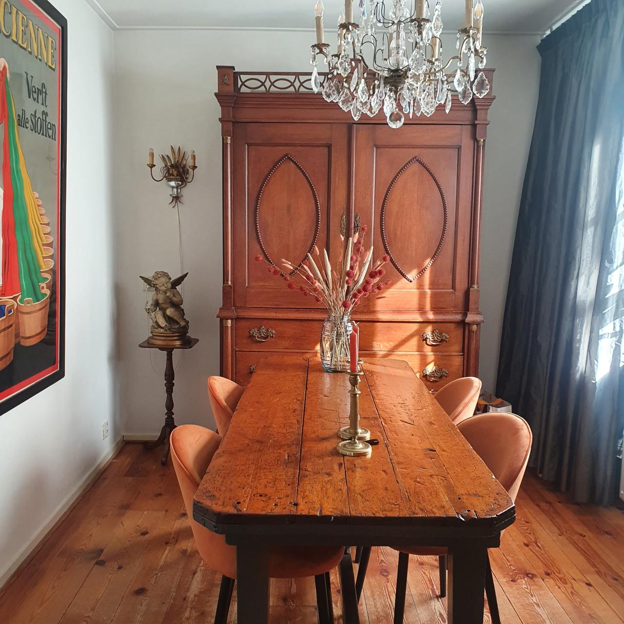 Antieke massieve boerentafel
