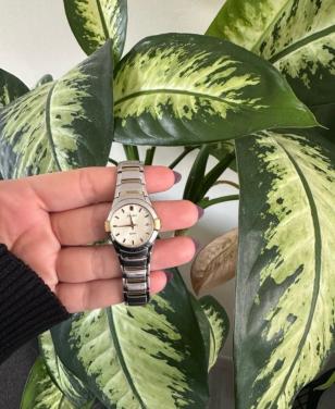 Seiko dameshorloge zilver/goud met extra schakels
