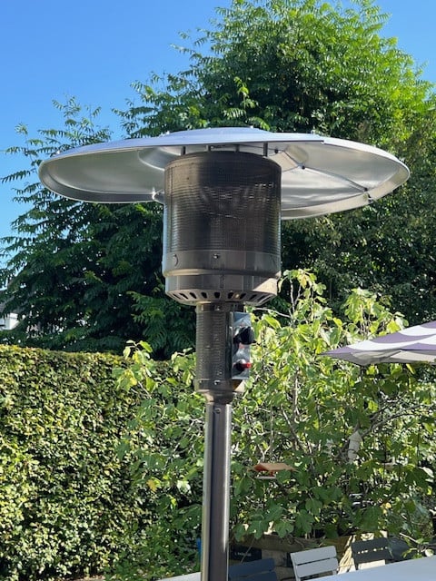 Terras verwarmer