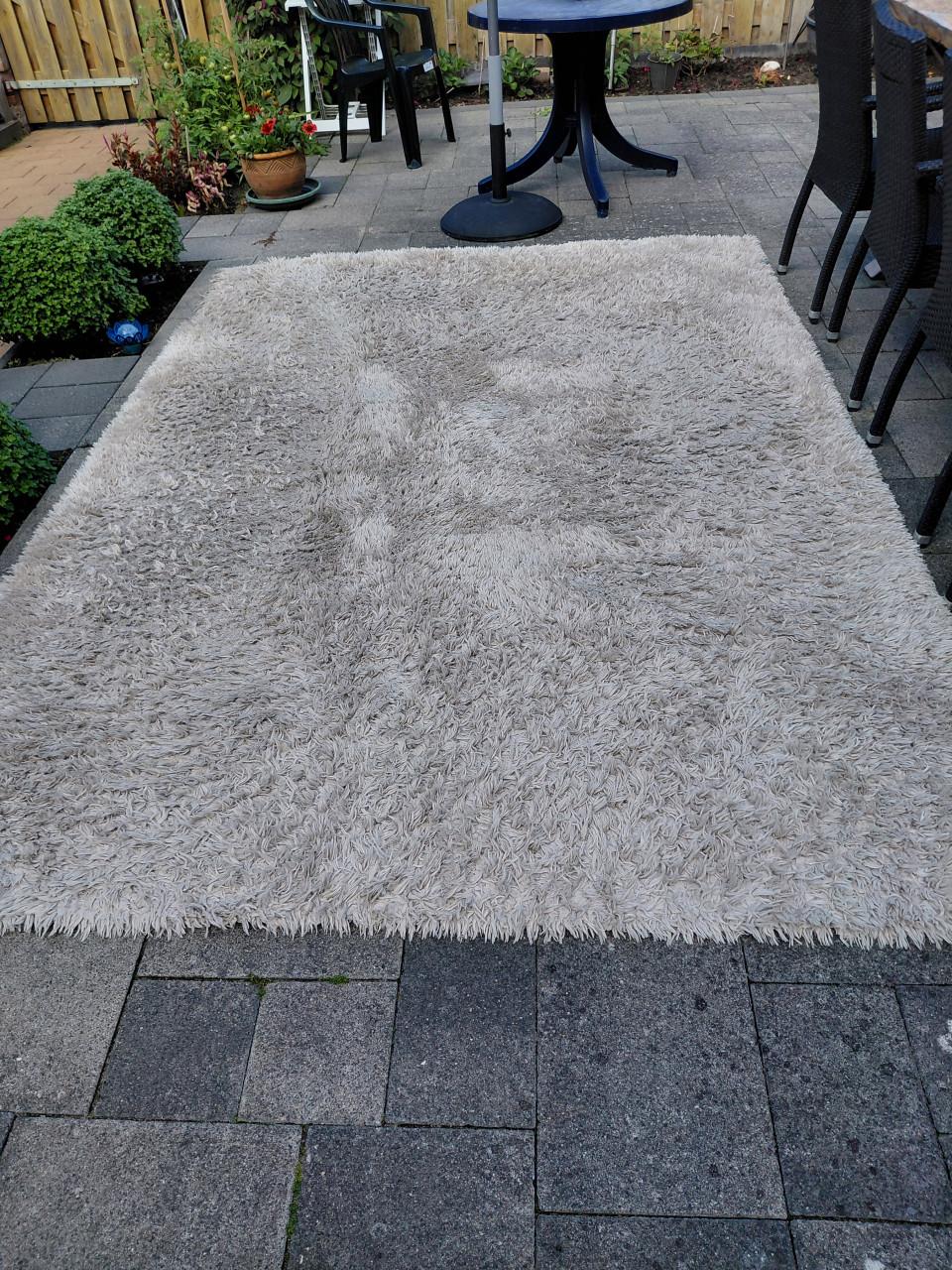 Vloerkleed ivoor wit