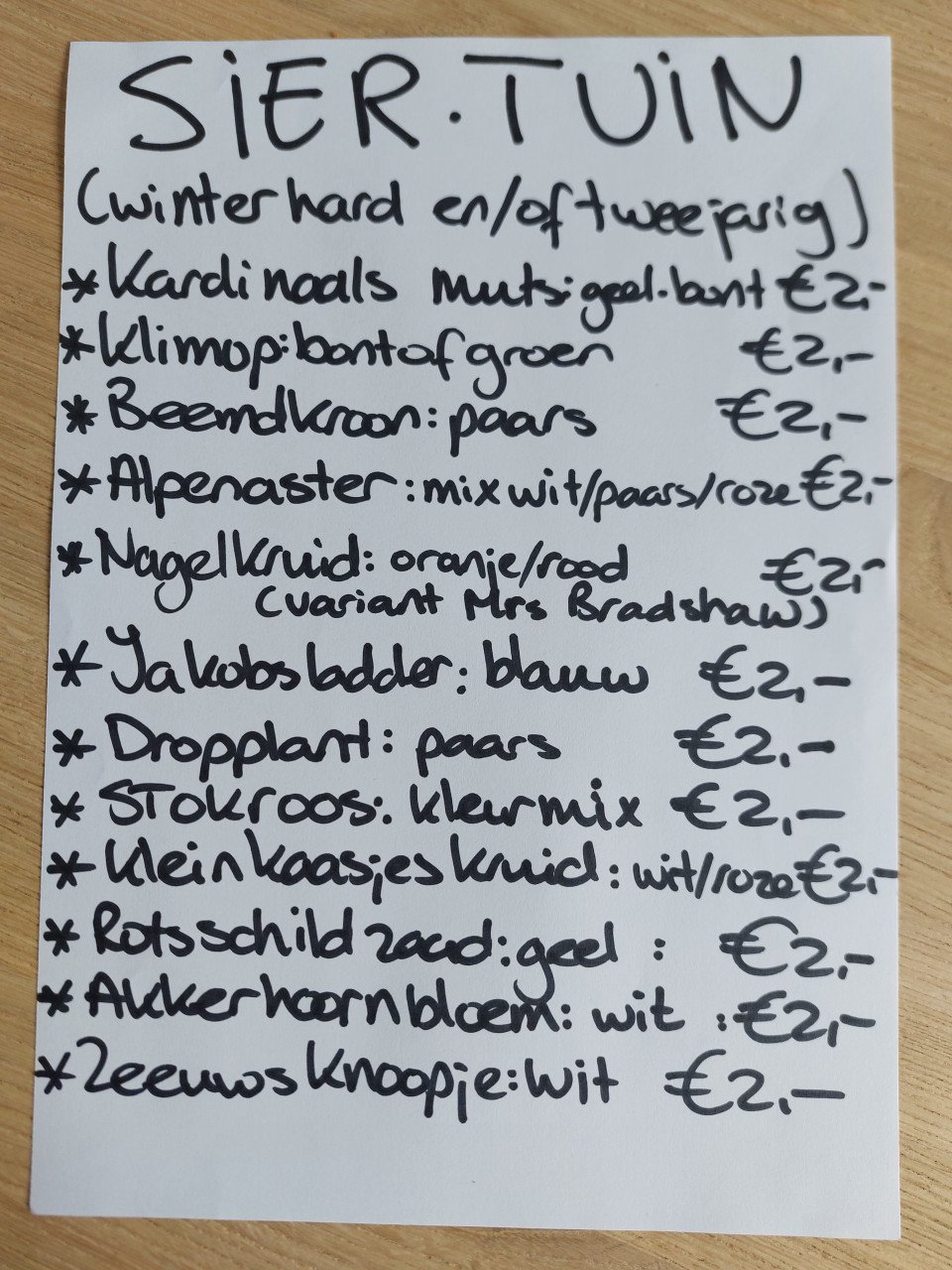(NIEUWE!!) SIERTUIN EN MOESTUIN PLANTEN + BOMEN bij DE VOORDEUR