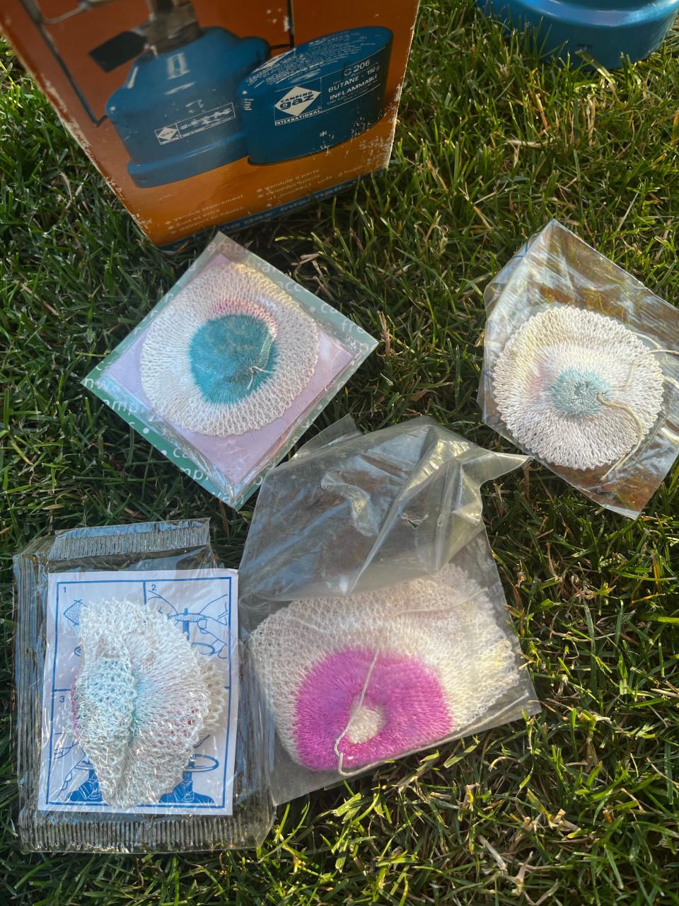 Campingaz 206 gaslamp met extra kousjes en gasbus