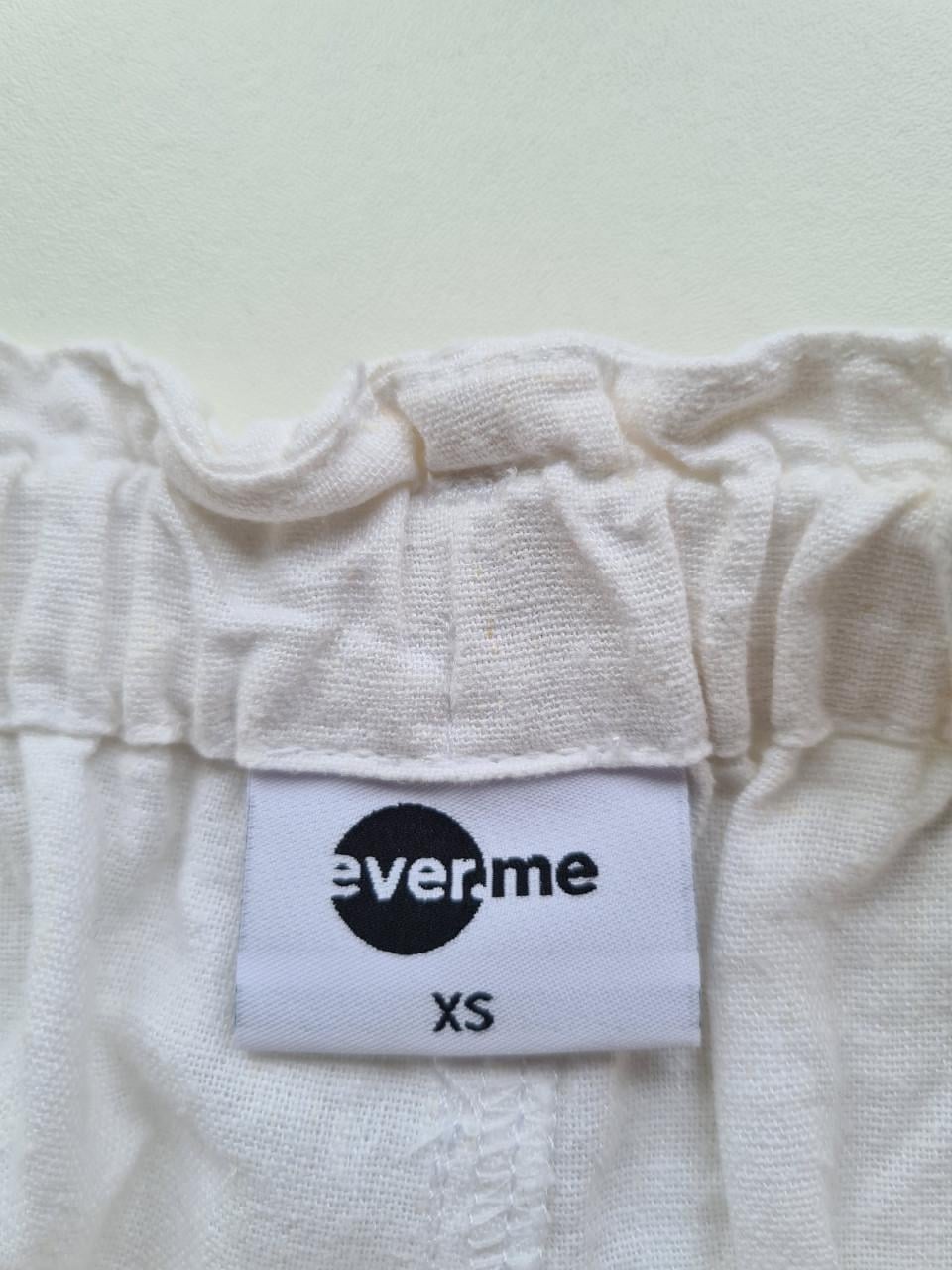 Mooie witte linnen lange broek van Ever Me Mt XS