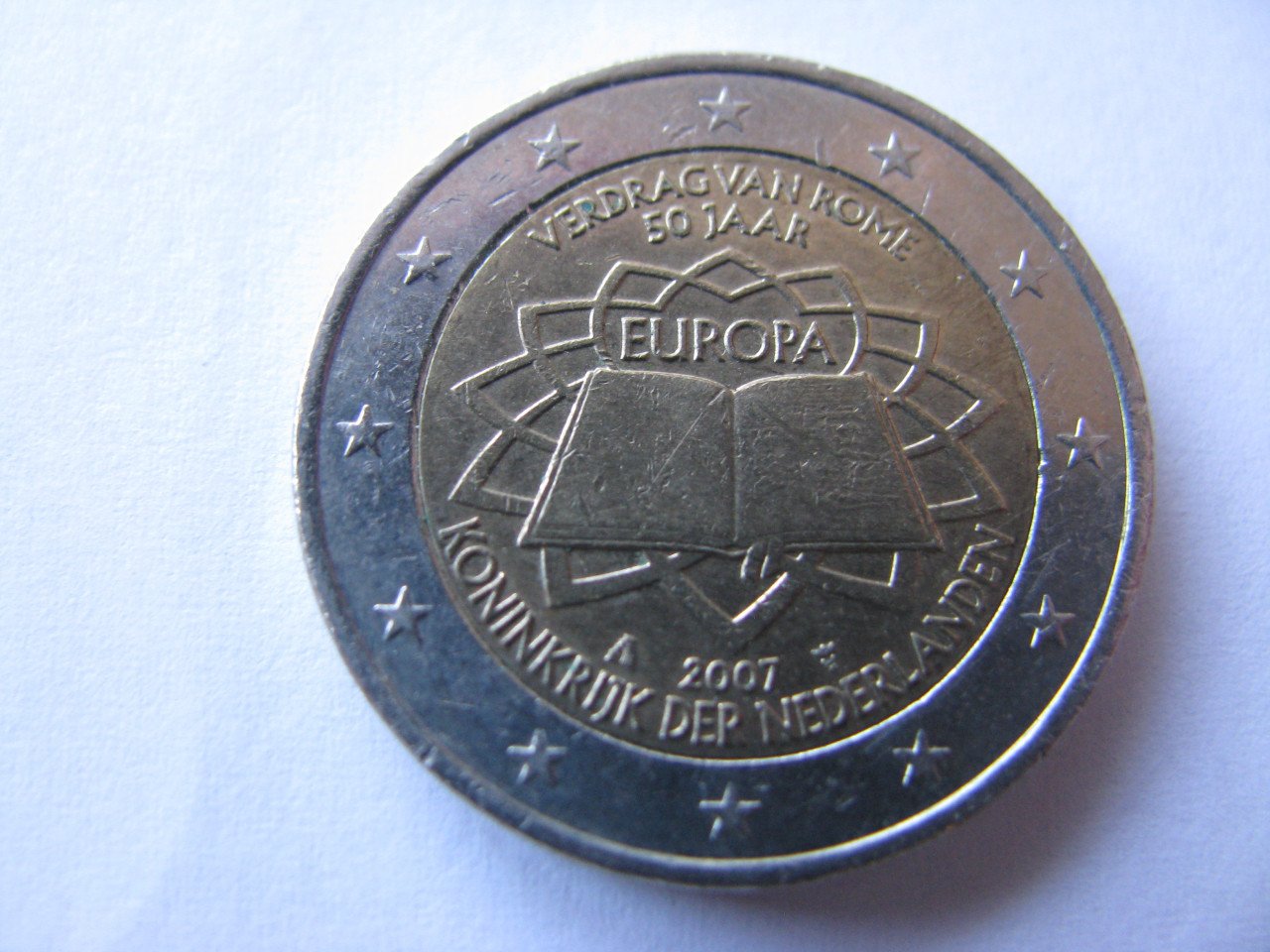 Munten. Verdrag van Rome 50 jaar.