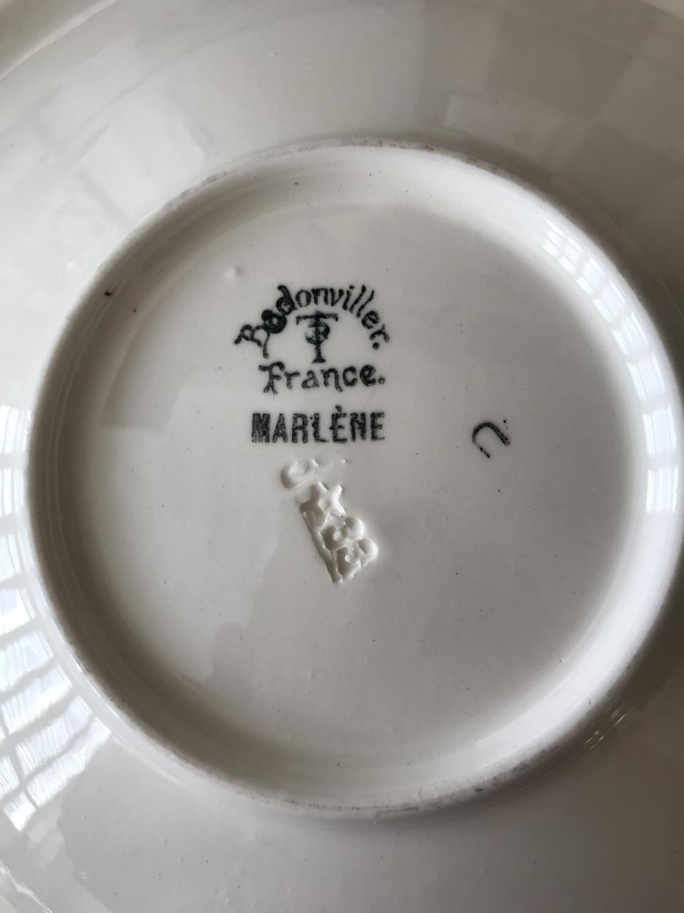 3 Franse schalen Badonvillers (gaaf)