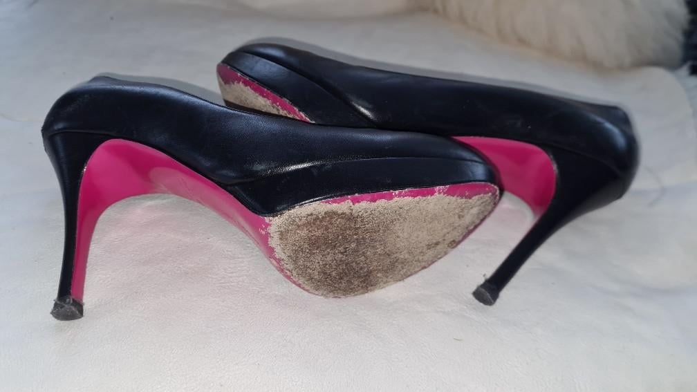 Luciano Padovan: Fraaie high heels zwart maat 41