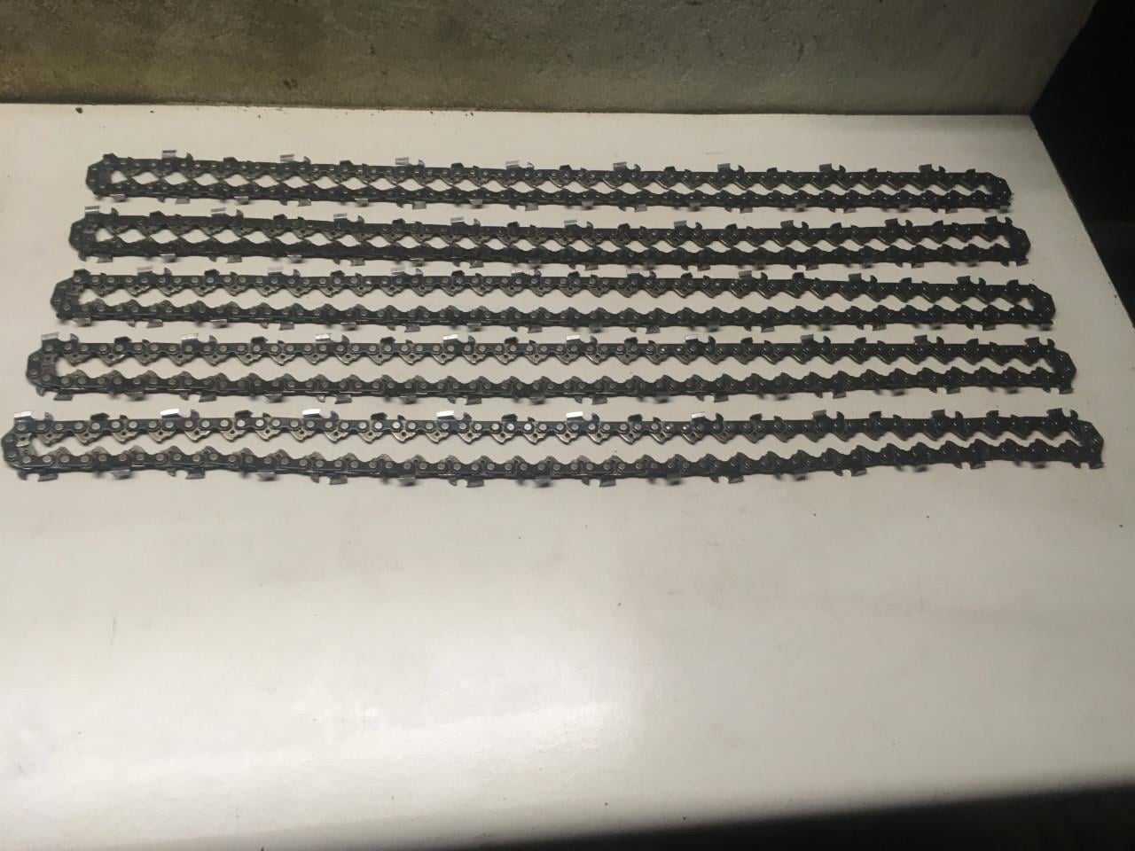 5x zaagketting voor kettingzaag 18 inch dolmar husqvarna etc. zo goed als n