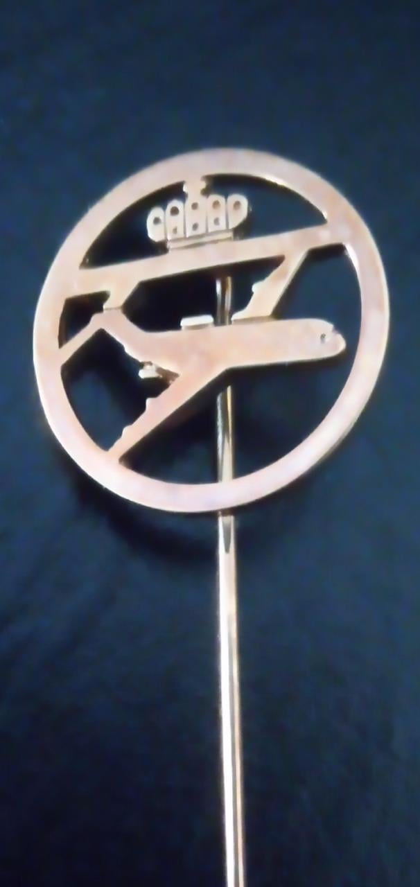 Gouden das/reversspeld 200e Fokker Fellowship 1984