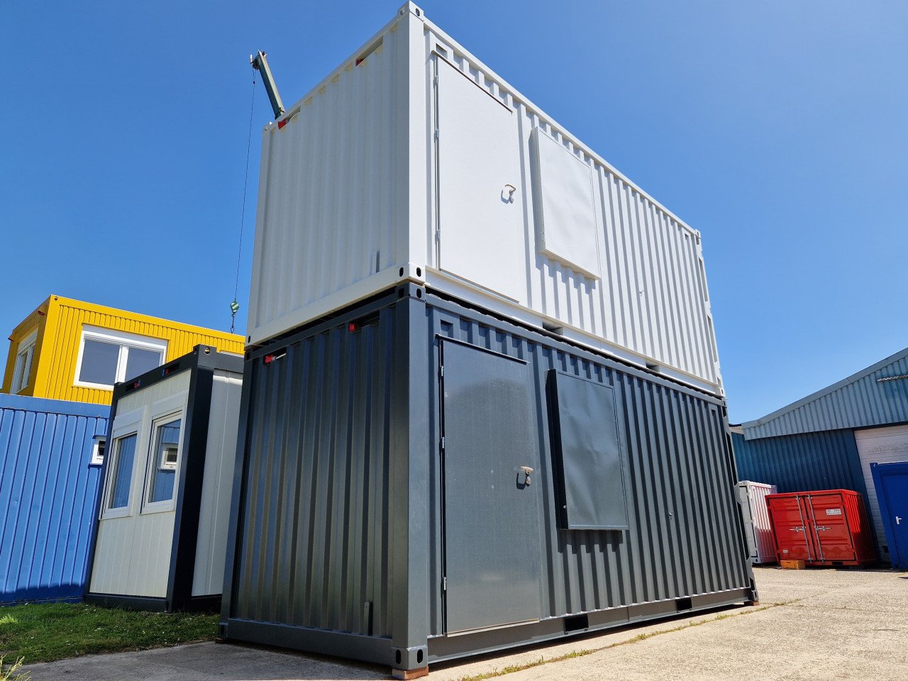Nieuwe 20ft combinatiecontainers / combicontainers 600x244cm