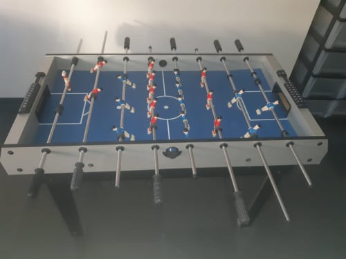3 in 1 voetbaltafel, hockey, biljart