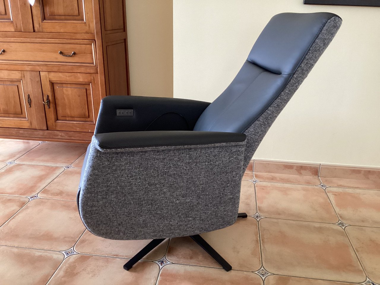 Luxe Prominent relax Toscana sta-op stoel (absolute nieuwstaat)