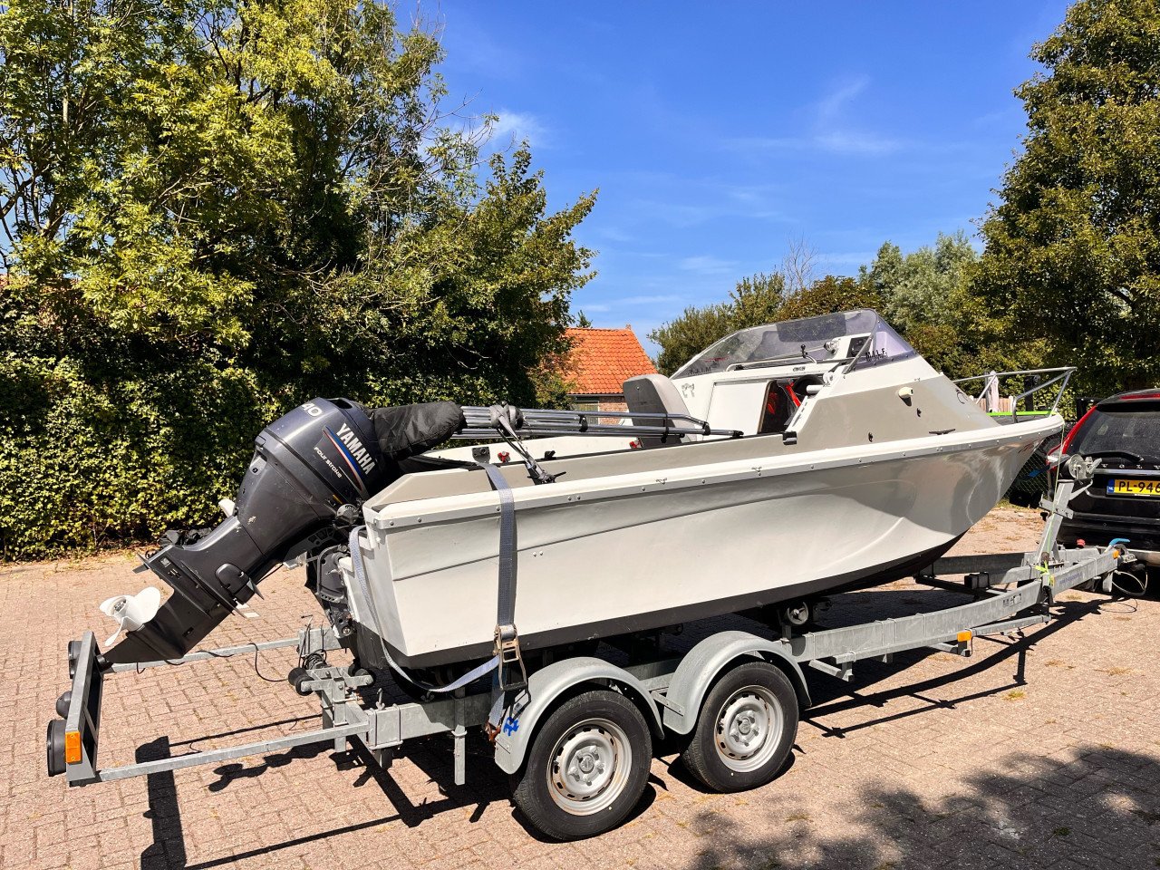 Zeer Nette Jeanneau Visboot Inclusief Kalf Trailer!!
