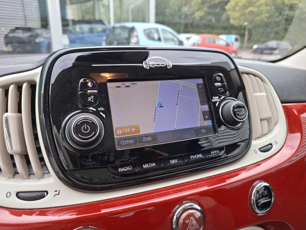 Fiat 500 twinair turbo collezione glazen schuifdak/nav/lmv