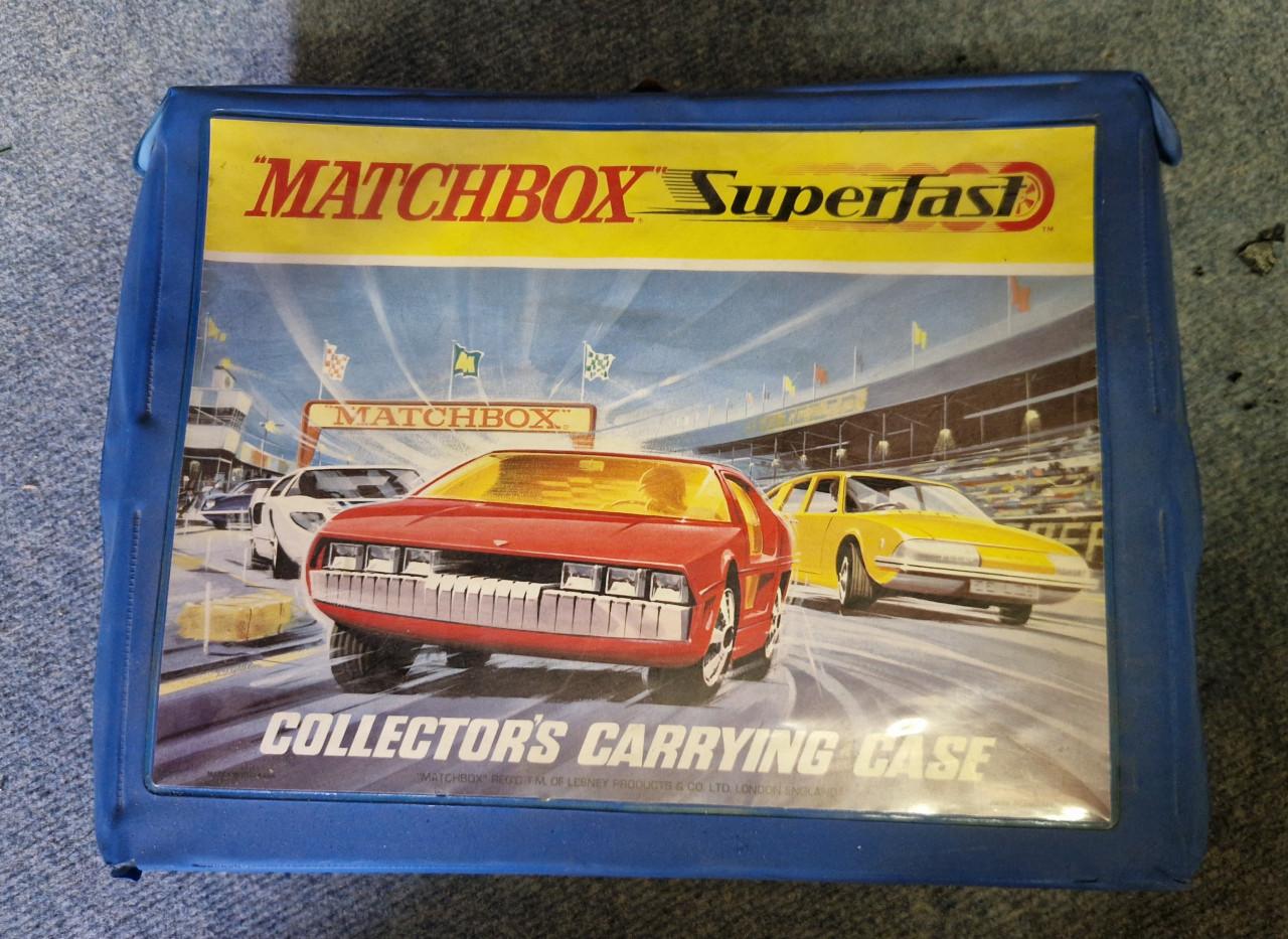 Matchbox speelgoed auto's in koffer