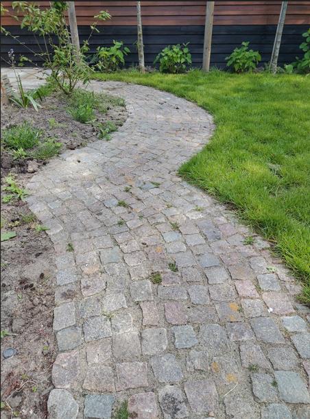 800 sierkasseien / kubieke stenen 5x5 cm – mooie tuinpad of oprit