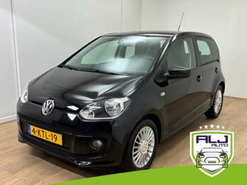 Volkswagen UP! occasion 1.0 high up! bluemotion | zwart | airco | aux | twe