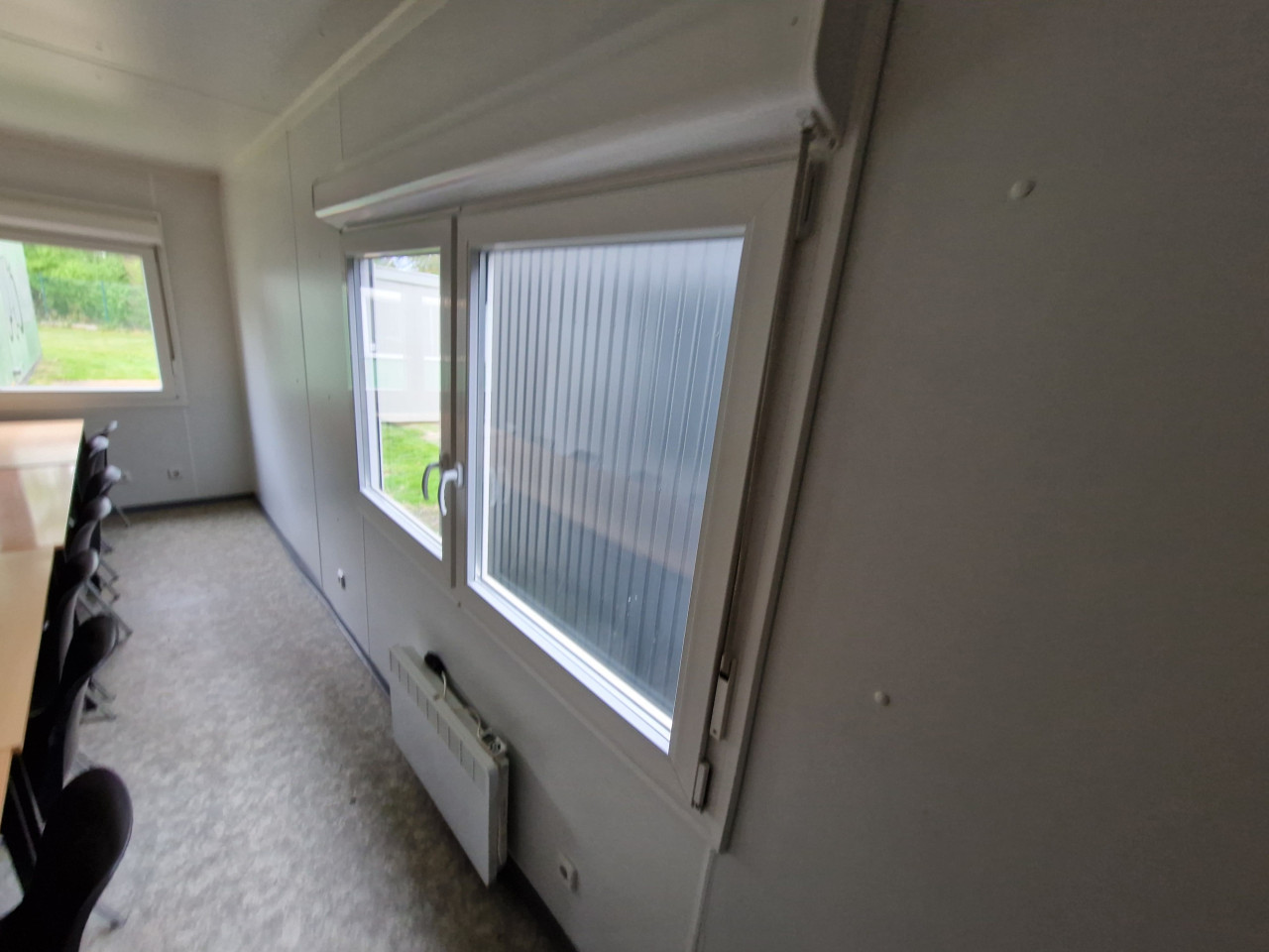 8x3m kantoorunits / woonunit / uitvoerderskeet / bouwkeet