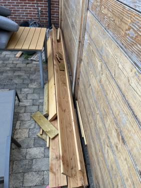 Houten planken douglas