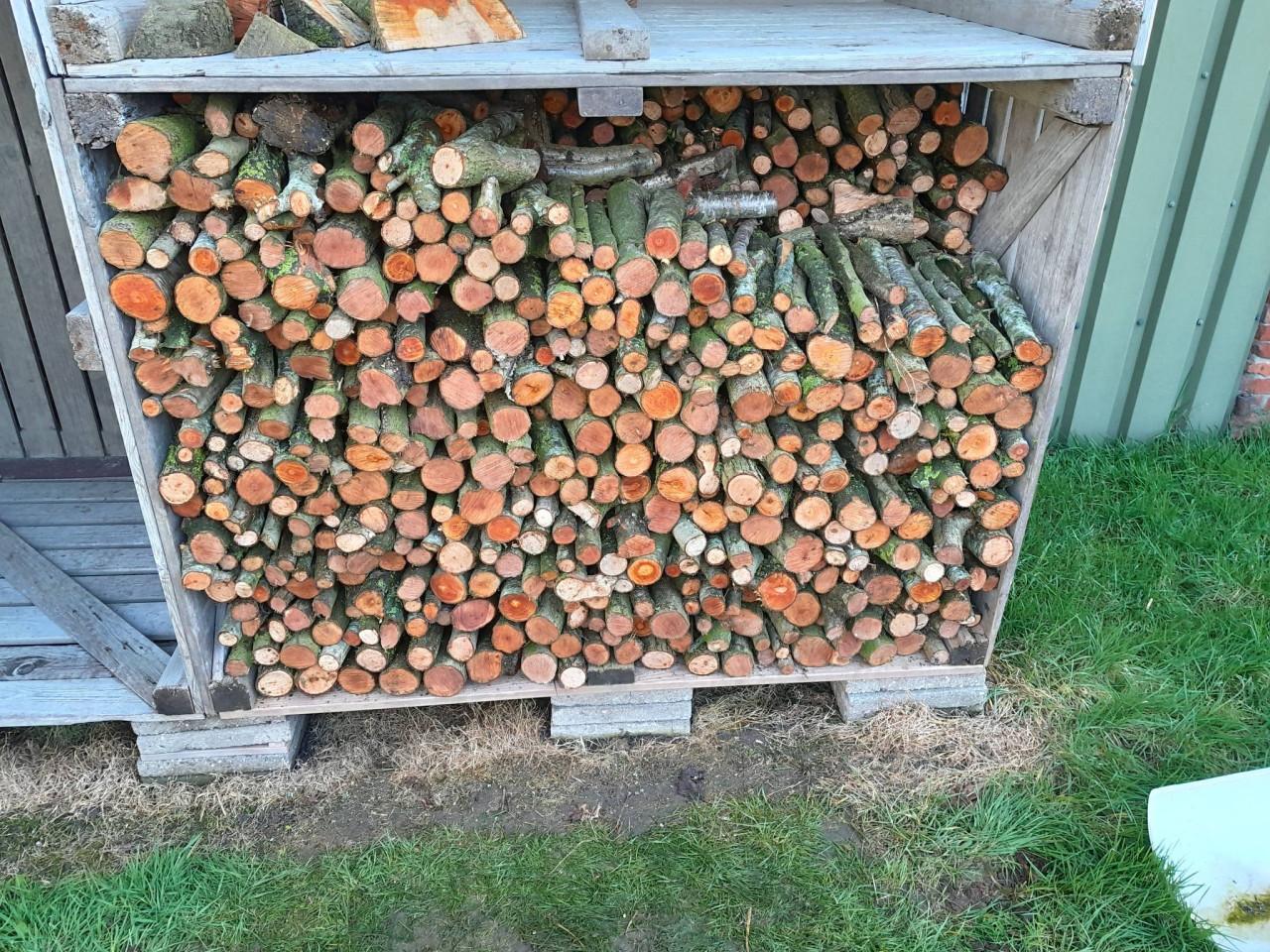 Brandhout diverse soorten - rondhout.