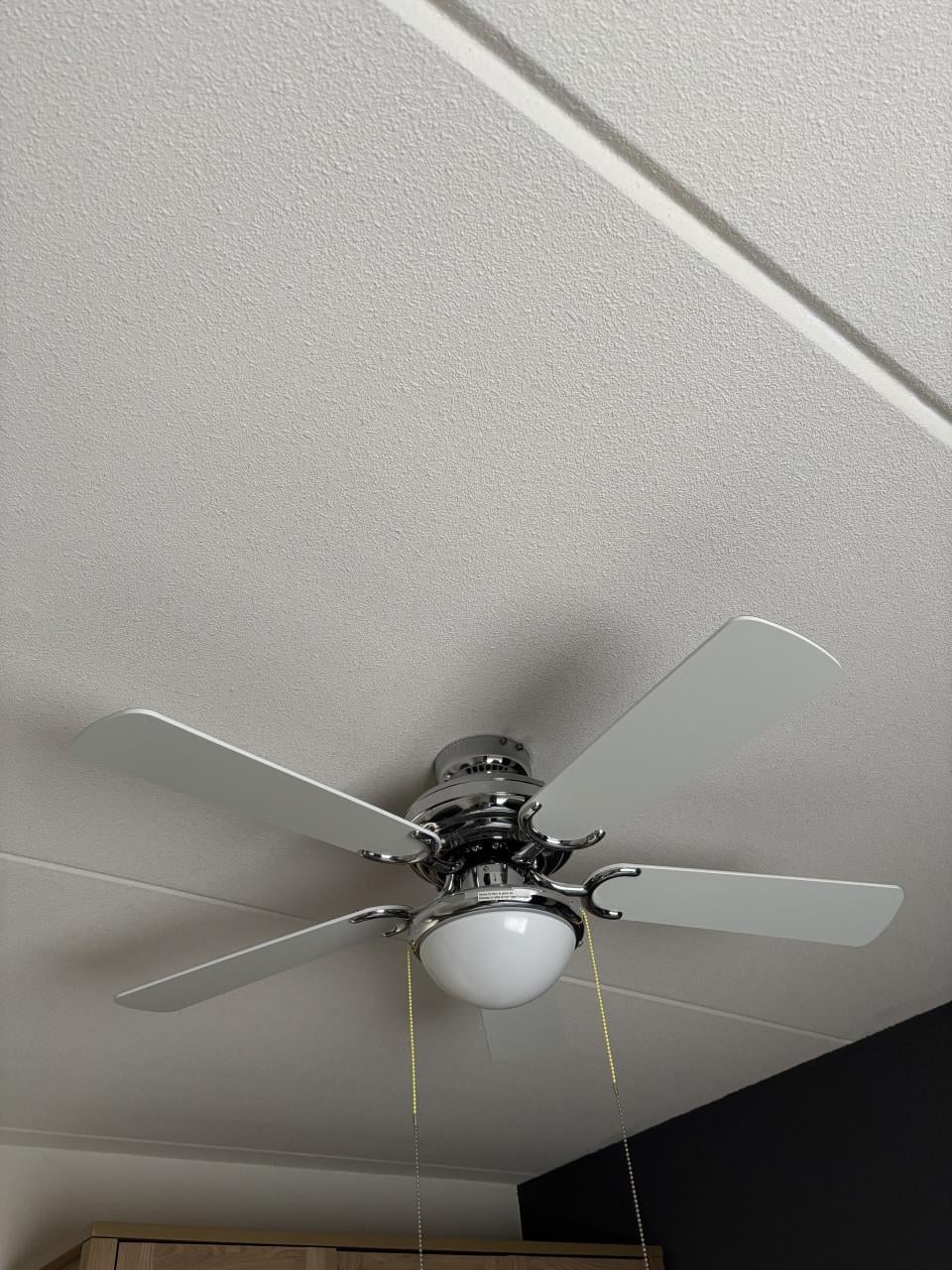 Plafondventilator met verlichting