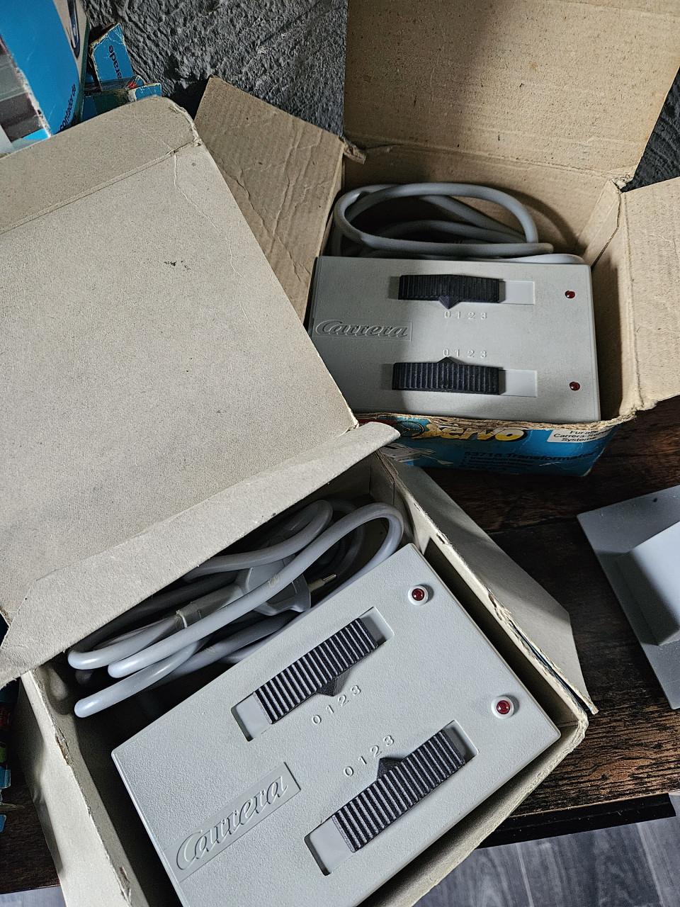 Grote vintage set Carrera Servo 140 racebaan onderdelen-