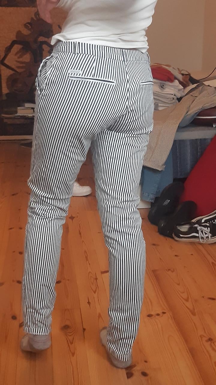 Dames broek chino gestreept Scotch&Soda maat 27/32