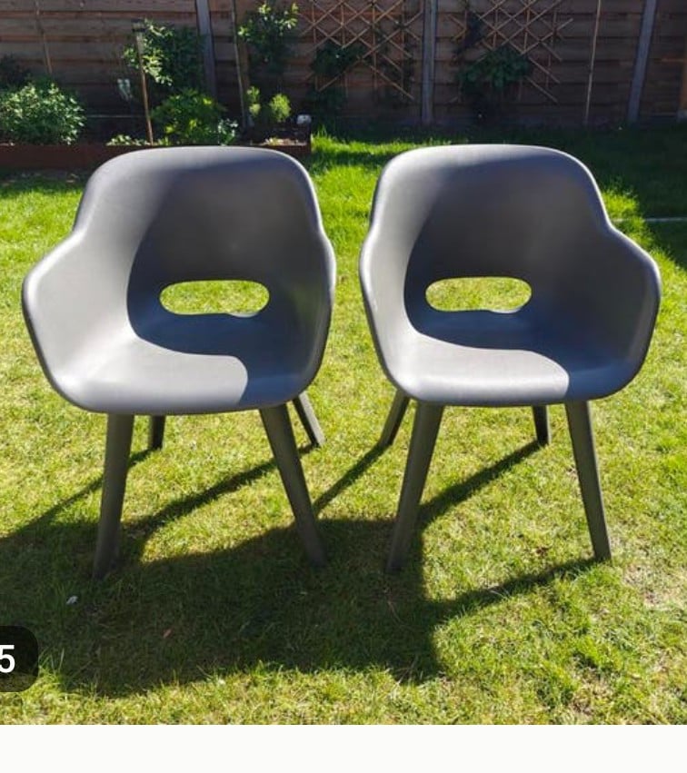 2 allibert akola tuinstoelen
