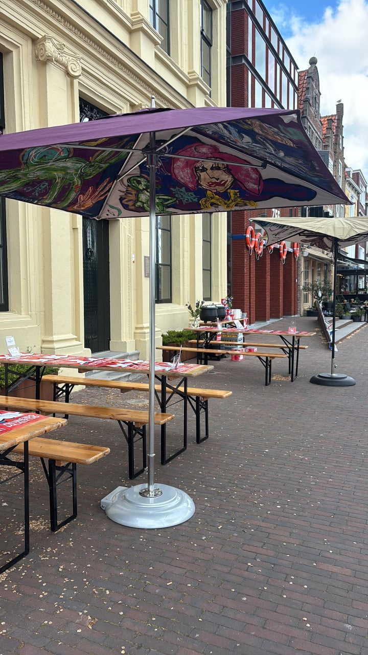 Ultra luxe TUUCi parasol incl kunst