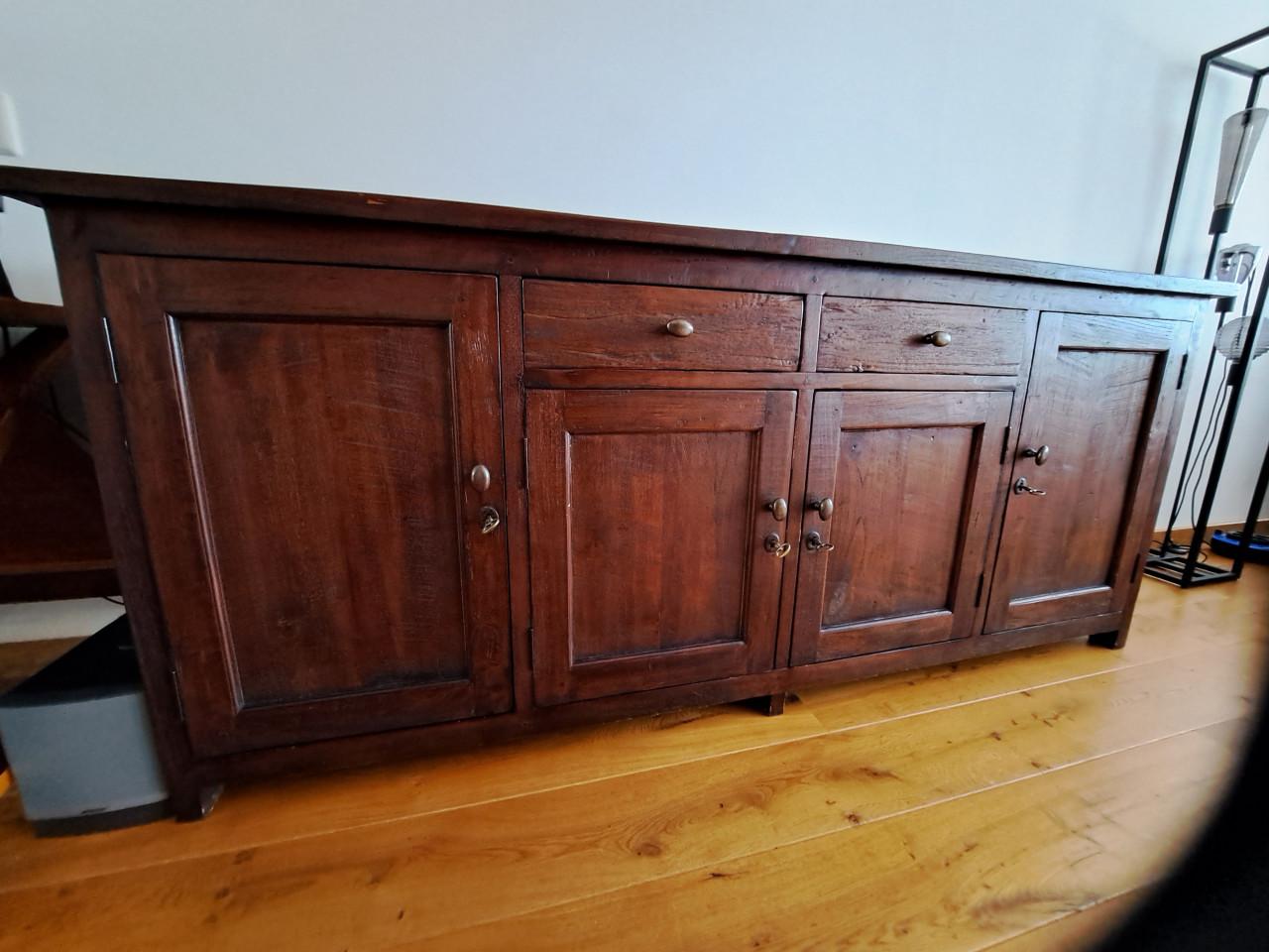 Dressoir teak hout