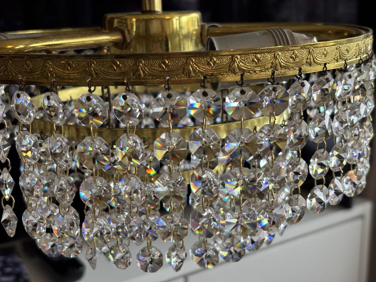 SCHITTERENDE ECHT KRISTALLEN KROONLUCHTER