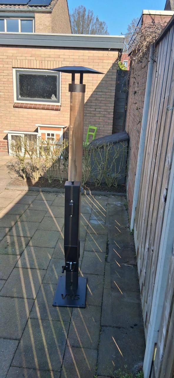 Te koop teras kachel