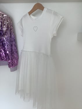 Witte kinderjurk