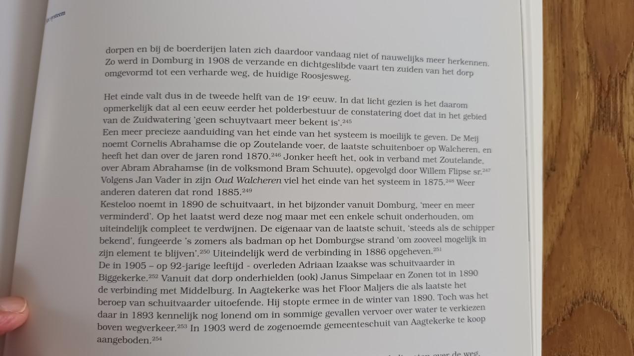Varen over Walcherse Watergangen, van schuitvlot naar schuitvlot
