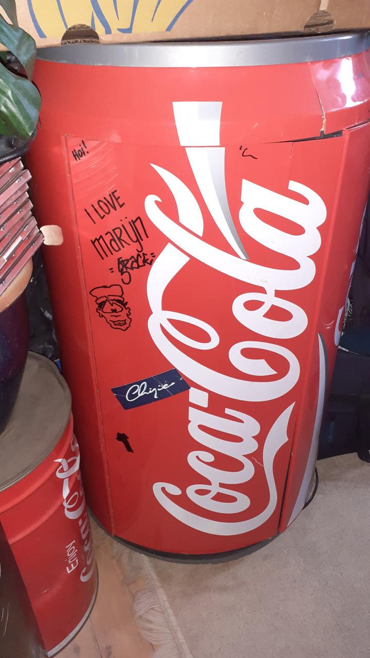 Radio COCA COLA super groot Cola blik 80cm & Diverse Stereo