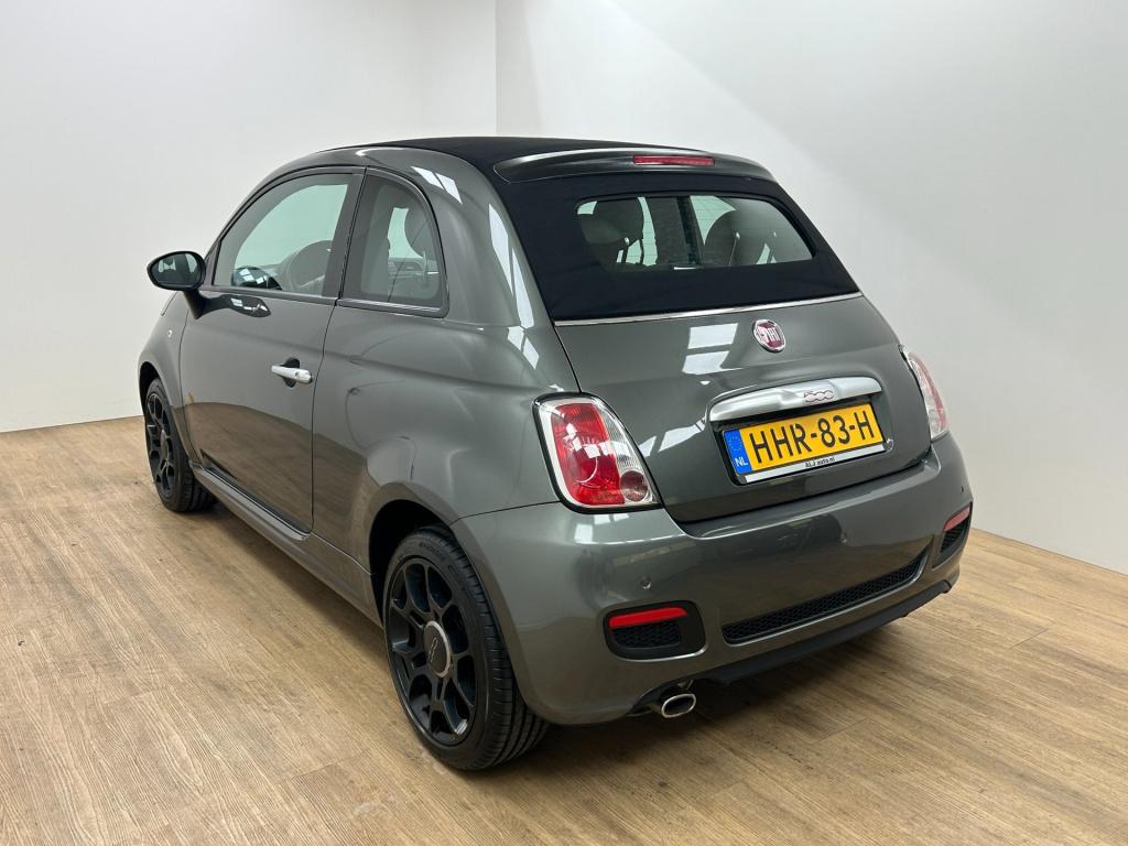Fiat 500 C occasion 1.2 lounge | grijs | tweedehands fiat 500 | airco | aux