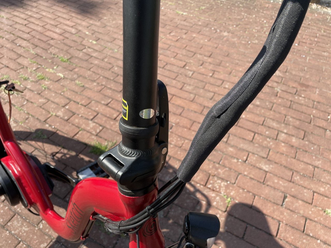Lacros Sketch Nestor Rood Elektrische fiets lageinstap zo goed als nieuw !!