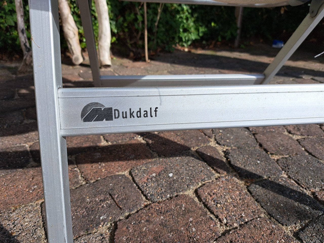 Dukdalf campingstoelen Wit/ Blauw