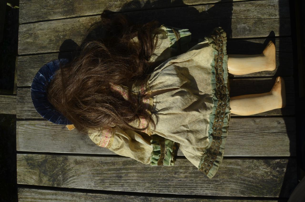 'Antieke' pop, biscuit (heet dat zo?) hoofd (2)