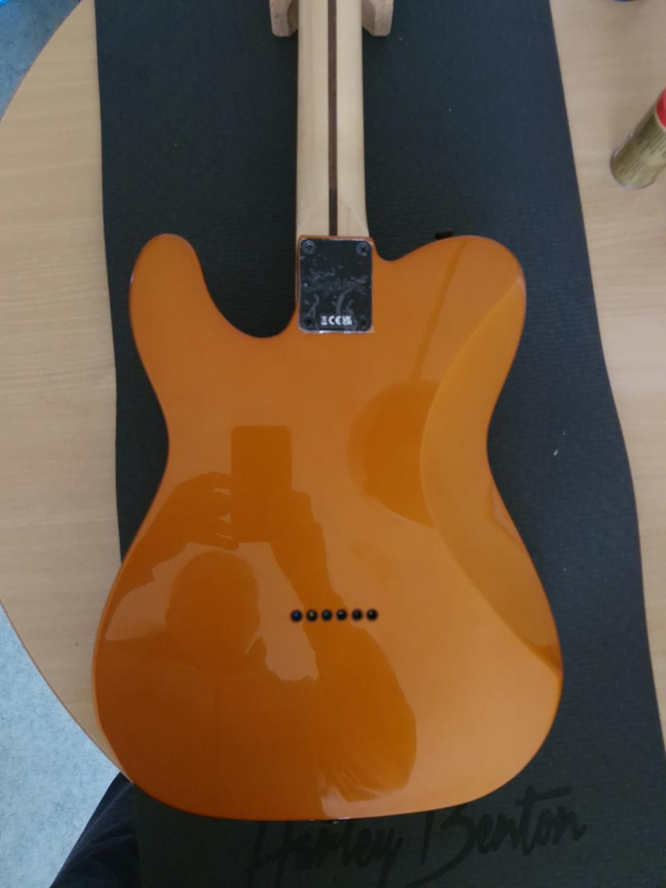 Telecaster ltd Oranje  made in Indonesia