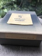 Oude schoolstempels van landkaarten