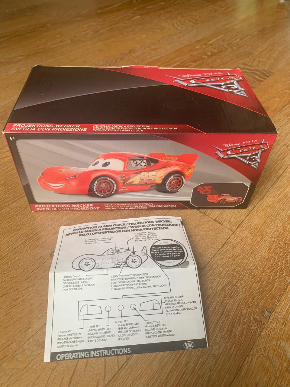 Disney Cars Digital Projection Alarm klok