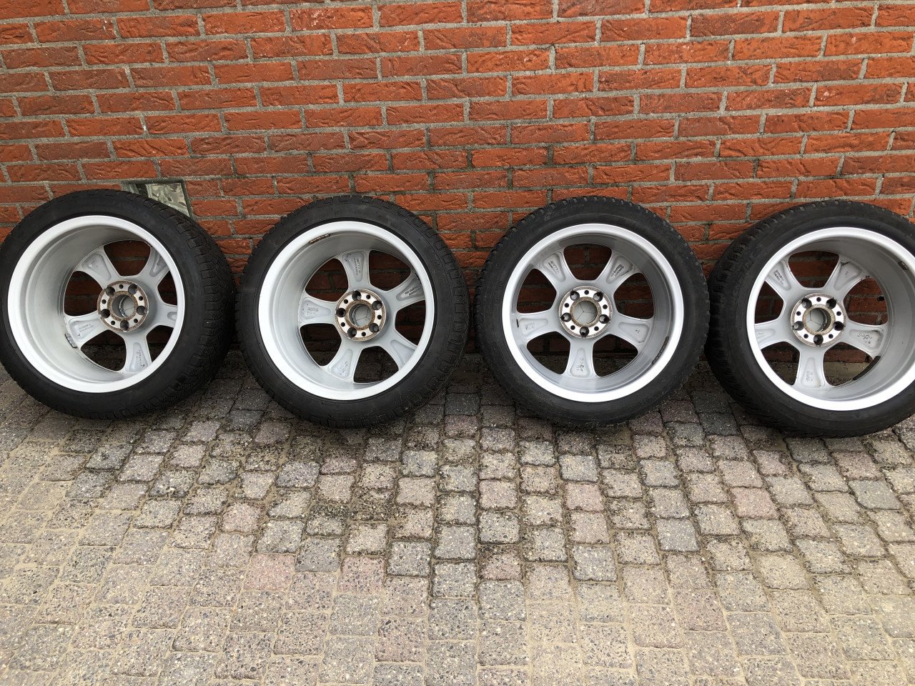 Velgen met winter banden voor SLK