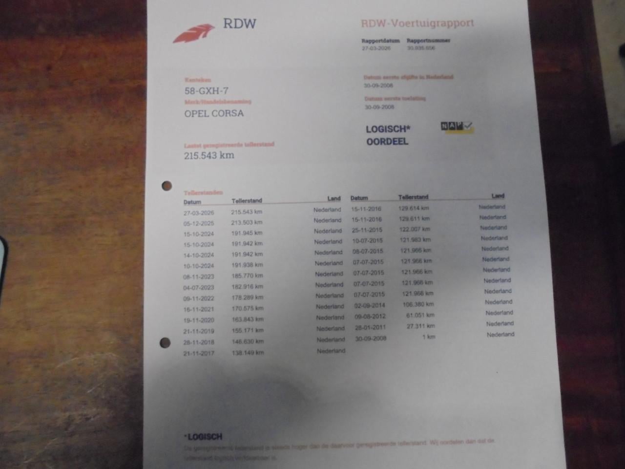 Corsa 1.2-16V bouwjaar 2008 met N.A.P de Apk is tot December 2026 € 895