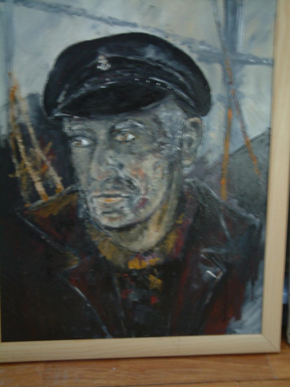 Vissers - Vissers vrouwen  schilderijen   Jac Caljouw  Arnemuiden