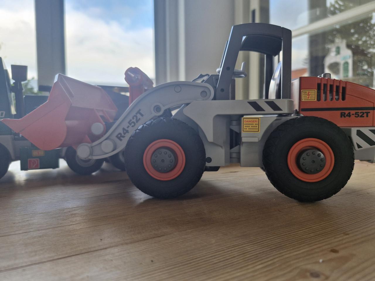 Playmobil dieplader met shovel (compleet, zonder doos)